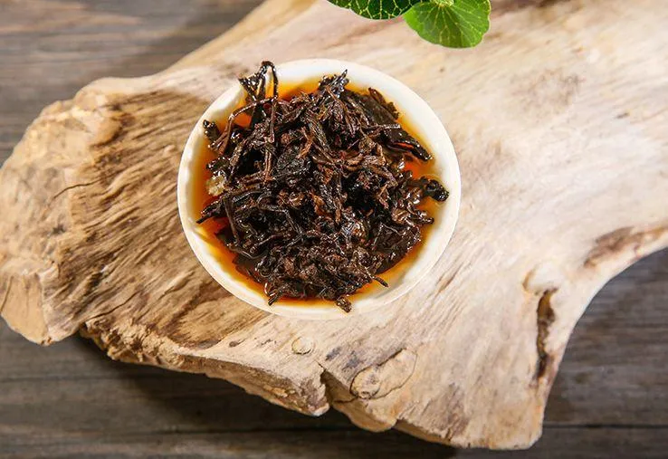 2019 Heng Tong Hao "Dragon Cake" Ripe Pu-erh Tea