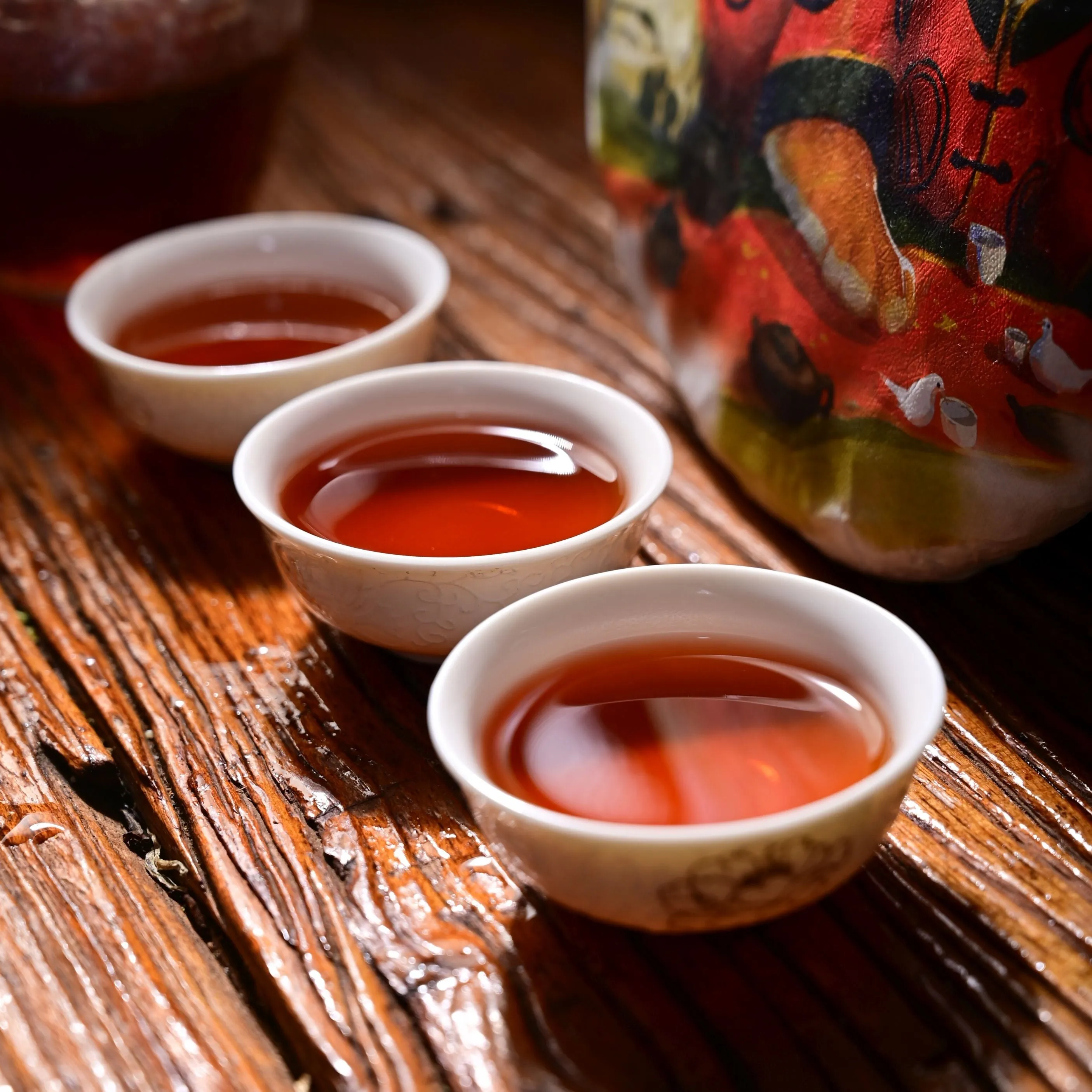 2022 Yunnan Sourcing "Happy Tiger" Ripe Pu-erh Tea Cake