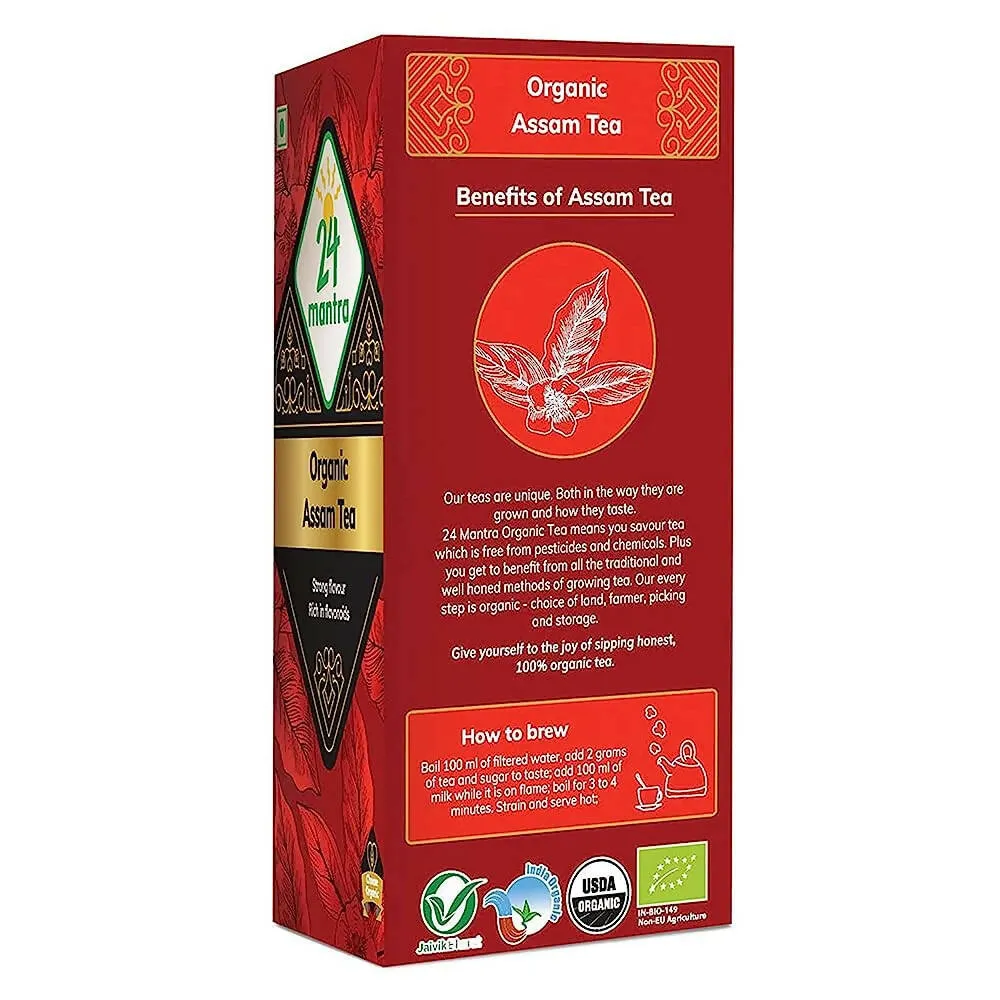 24 Mantra Organic Assam Tea - Strong Flavour