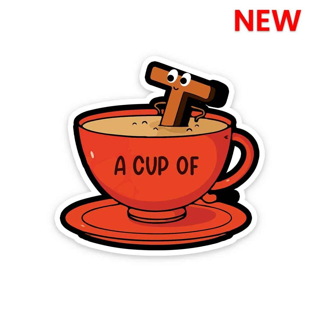 A cup of tea Sticker