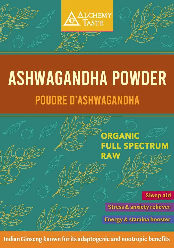 Alchemy Taste Ashwagandha Powder (454g)