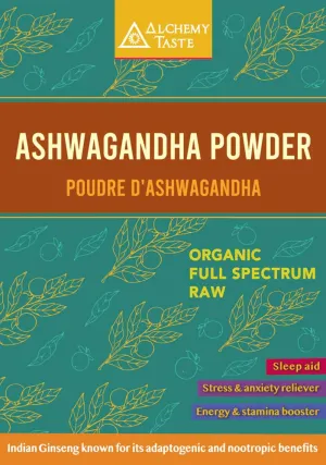 Alchemy Taste Ashwagandha Powder (454g)