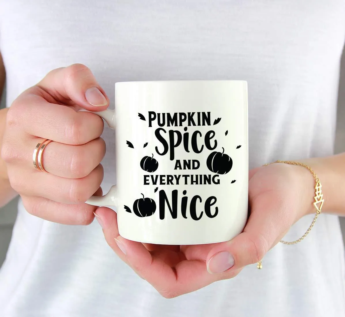 Andaz Press 11oz. Fall Autumn Coffee Mug, Pumpkin Spice and Everything Nice