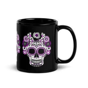 Asexual Day of the Dead Mask Mug