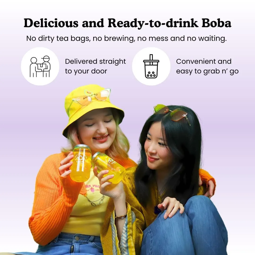 Bubble Tea Cans | Fruity Fun - Mixed 4 Pack