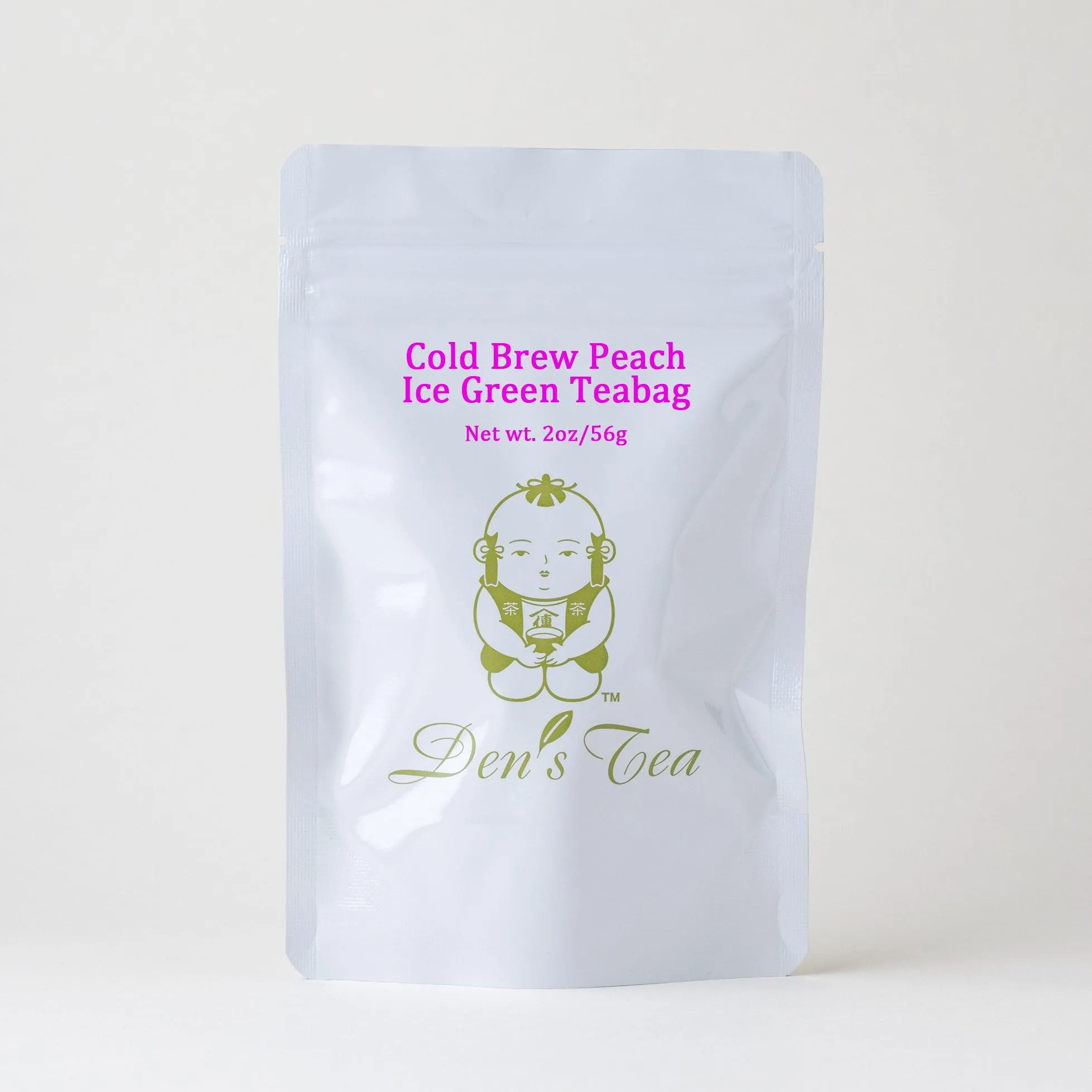 Cold Brew Peach Iced Green Teabag