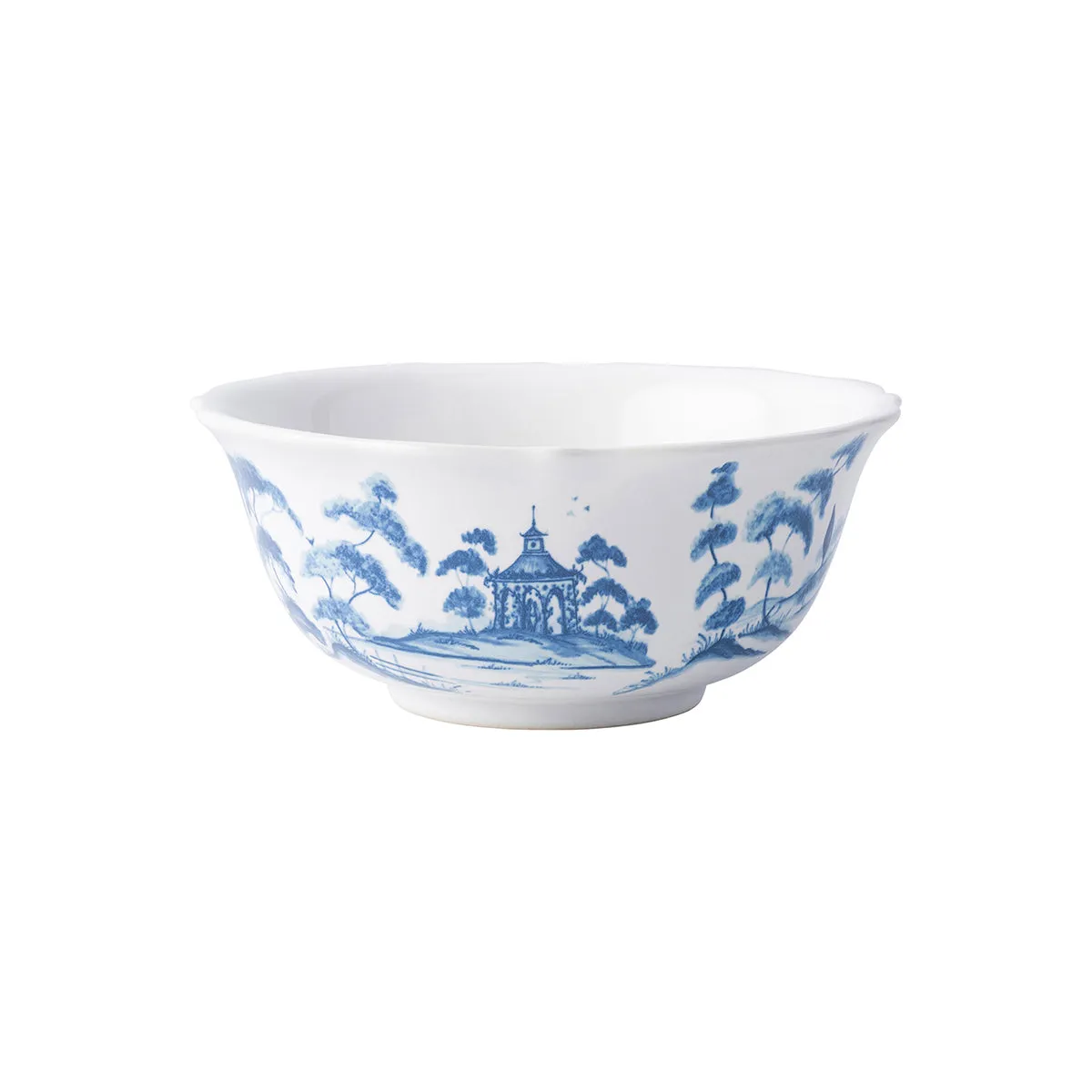 Country Estate Cereal/Ice Cream Bowl - Delft Blue