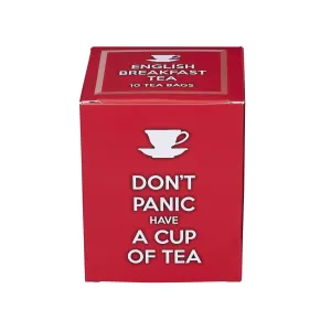 Don't Panic Have A Cup Of Tea Mini Tea Gift Box 10s