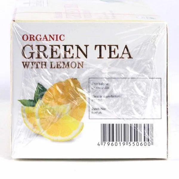 EARTH`S GREEN TEA ORANGE LIME & LEMON 25PCS