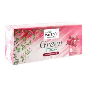 EARTH`S GREEN TEA POMEGRANATE 25PCS