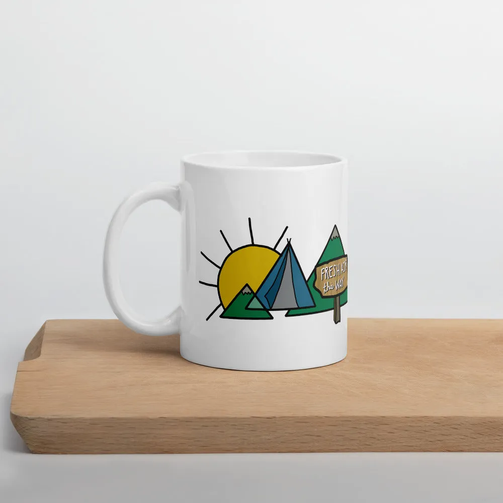 Fresh Air This Way Mug