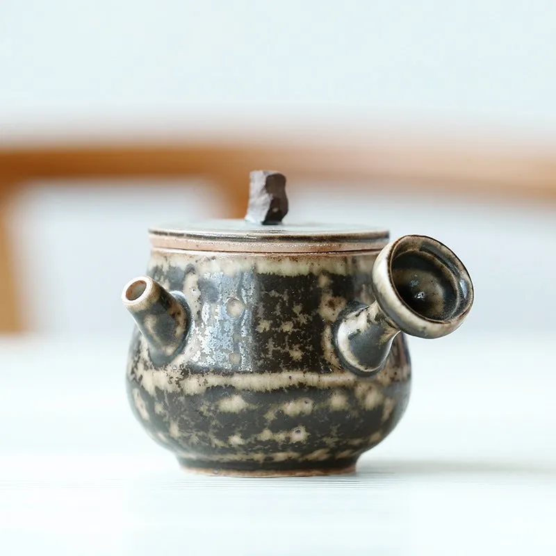 Gohobi Handmade Ceramic YiXing Clay Mini Teapot Ornament Tea pet