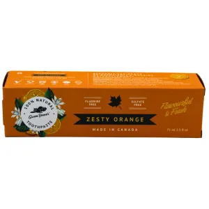 Green Beaver Fluoride-Free Toothpaste Zesty Orange 2.5oz