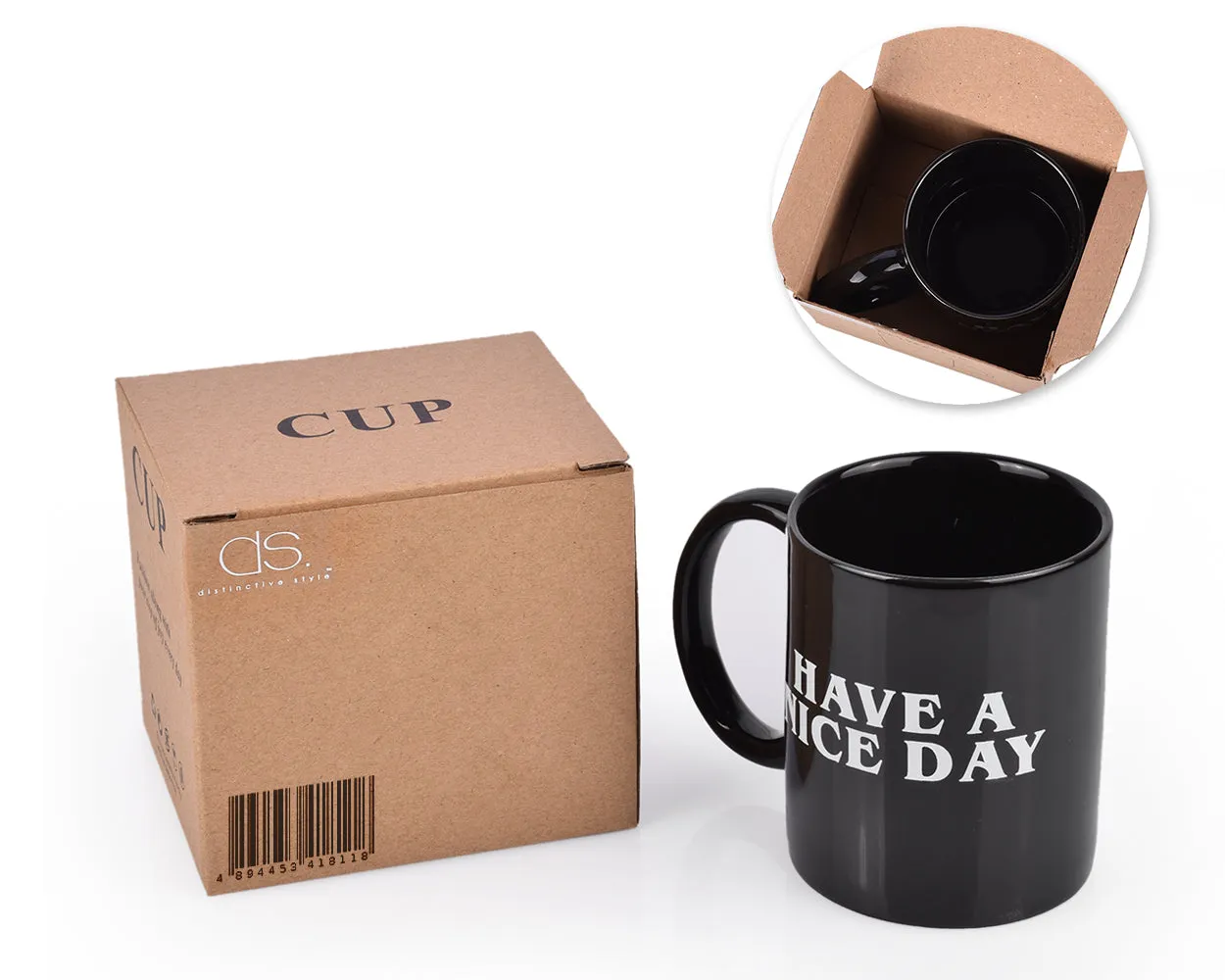 Have A Nice Day Mug Middle Finger Mug 300ml Ceramic Coffee Cup Funny Birthday Gifts