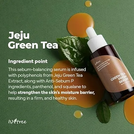 IsNtree Green Tea Fresh Sebum Control Serum for Oily Skin (50ml)