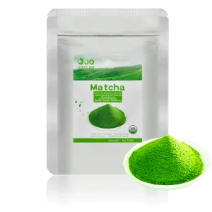 JQ Matcha Green Tea Powder 1.75 oz (50 grams) Classic Culinary Grade USDA Organic