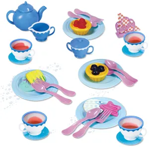 Kidzlane Play Tea Set for Little Girls | Kids Tea Party Set with Water Activated Color