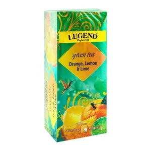 LEGEND ORANGE LEMON & LIME GREEN TEA 25 PCS