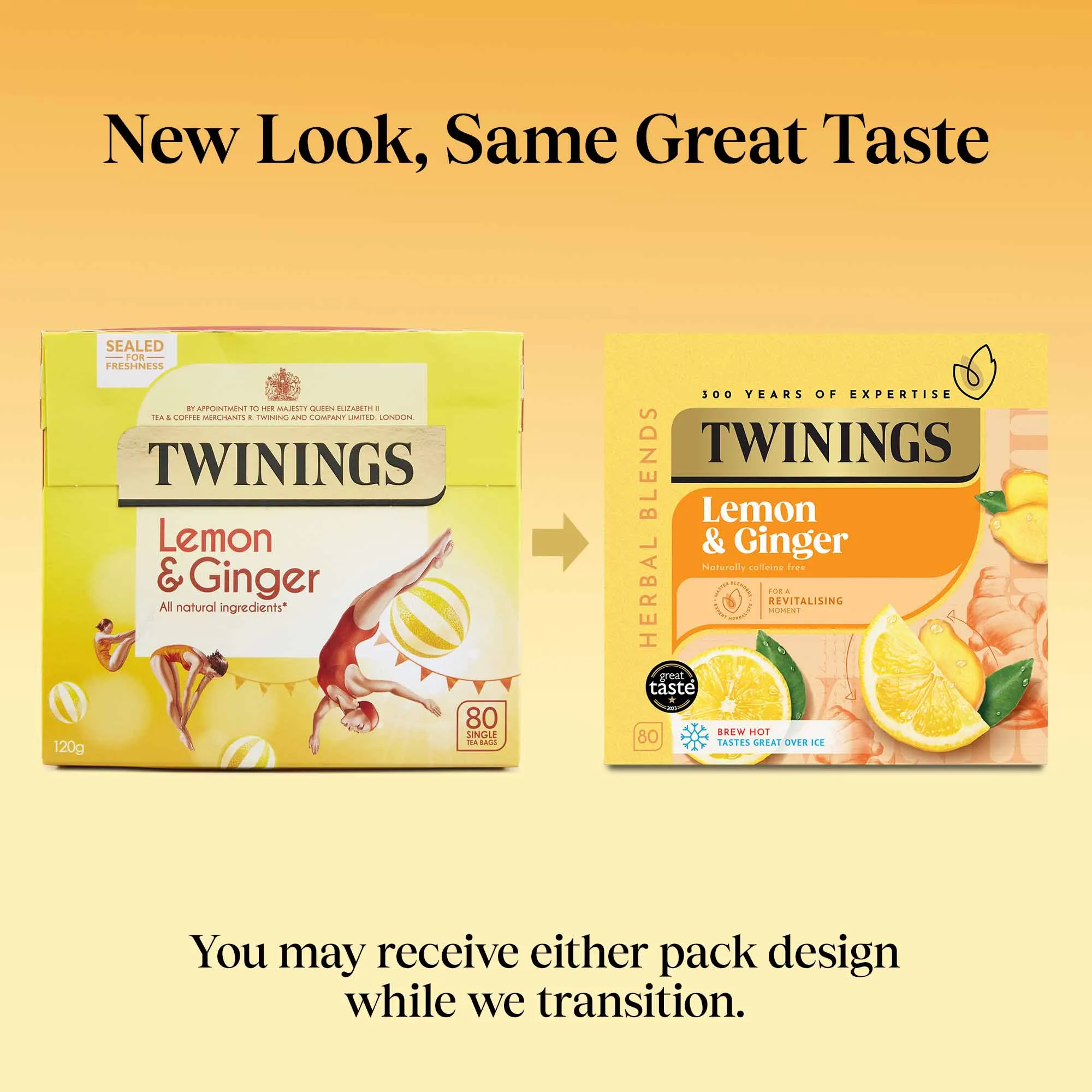 Lemon & Ginger - 80 Tea Bags