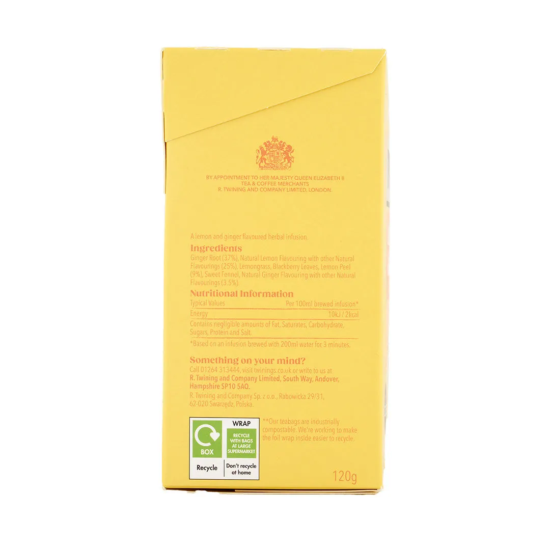 Lemon & Ginger - 80 Tea Bags