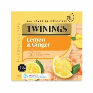 Lemon & Ginger - 80 Tea Bags