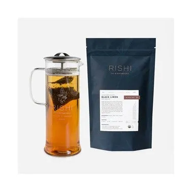 Lemon Ginger Organic Black Loose Tea Blend by Rishi Tea & Botanicals,125 grams