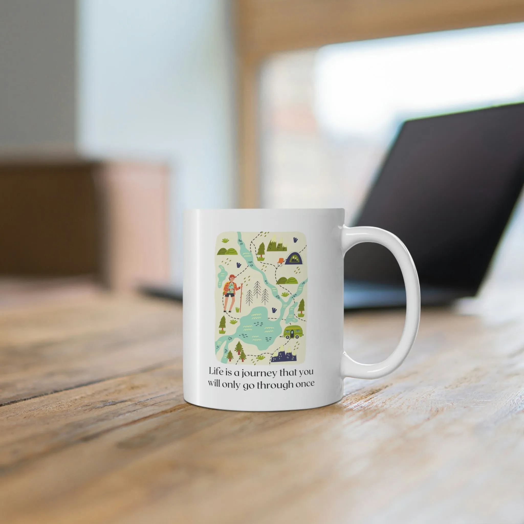 Life is a Journey Coffee Tea Mug