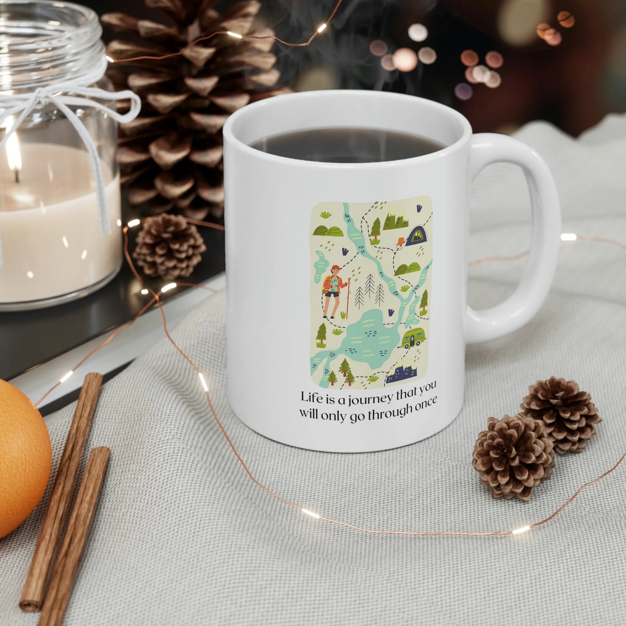 Life is a Journey Coffee Tea Mug