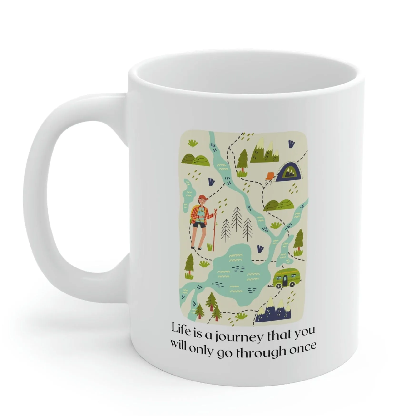 Life is a Journey Coffee Tea Mug