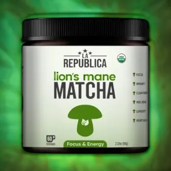 Lions Mane Matcha Green Tea 60g - La Republica