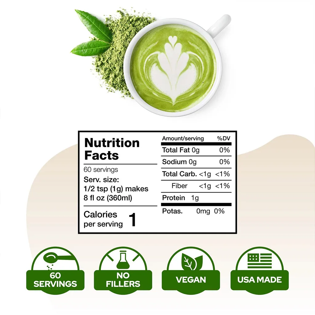 Lions Mane Matcha Green Tea 60g - La Republica