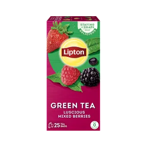 LIPTON GREEN TEA MIXED BERRIES 25 TEA BAGS