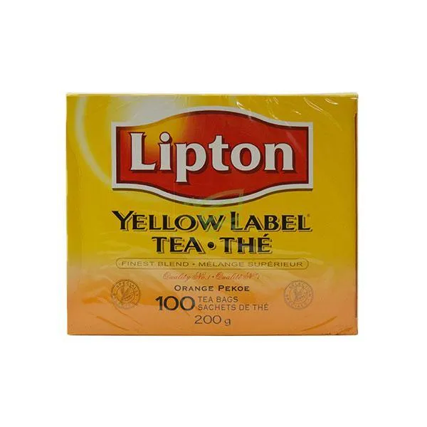 Lipton Yellow Label Tea 100 Bags / 200G