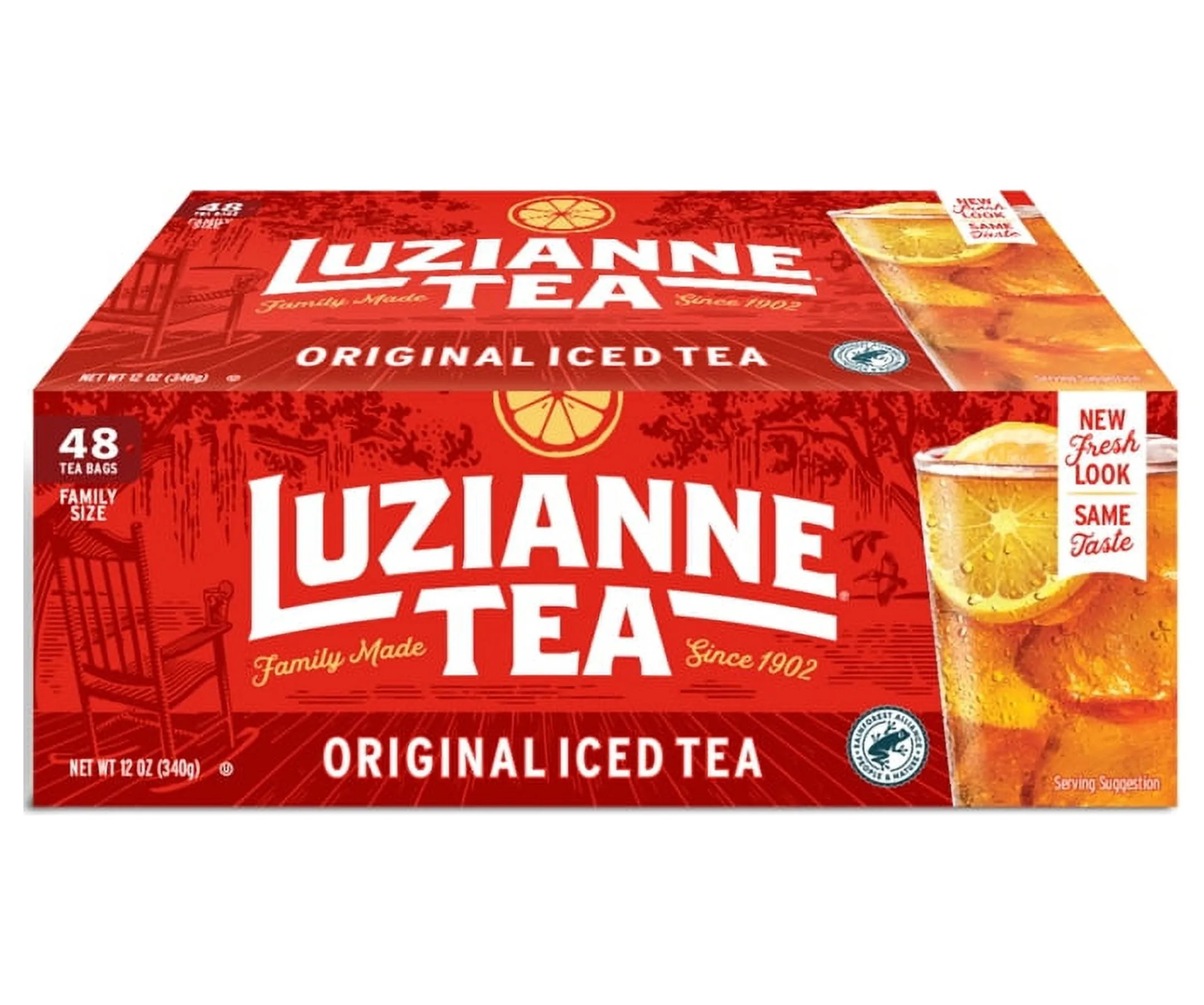 Luzianne Black Iced Tea Bags, 48 Count