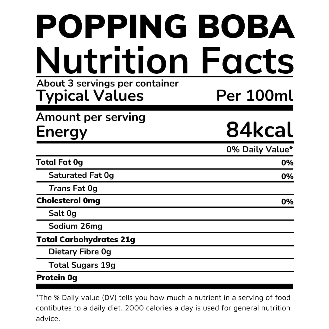 Popping Boba | Cherry (serves 5)