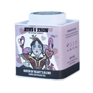 QUEEN OF HEARTS TEA CADDY