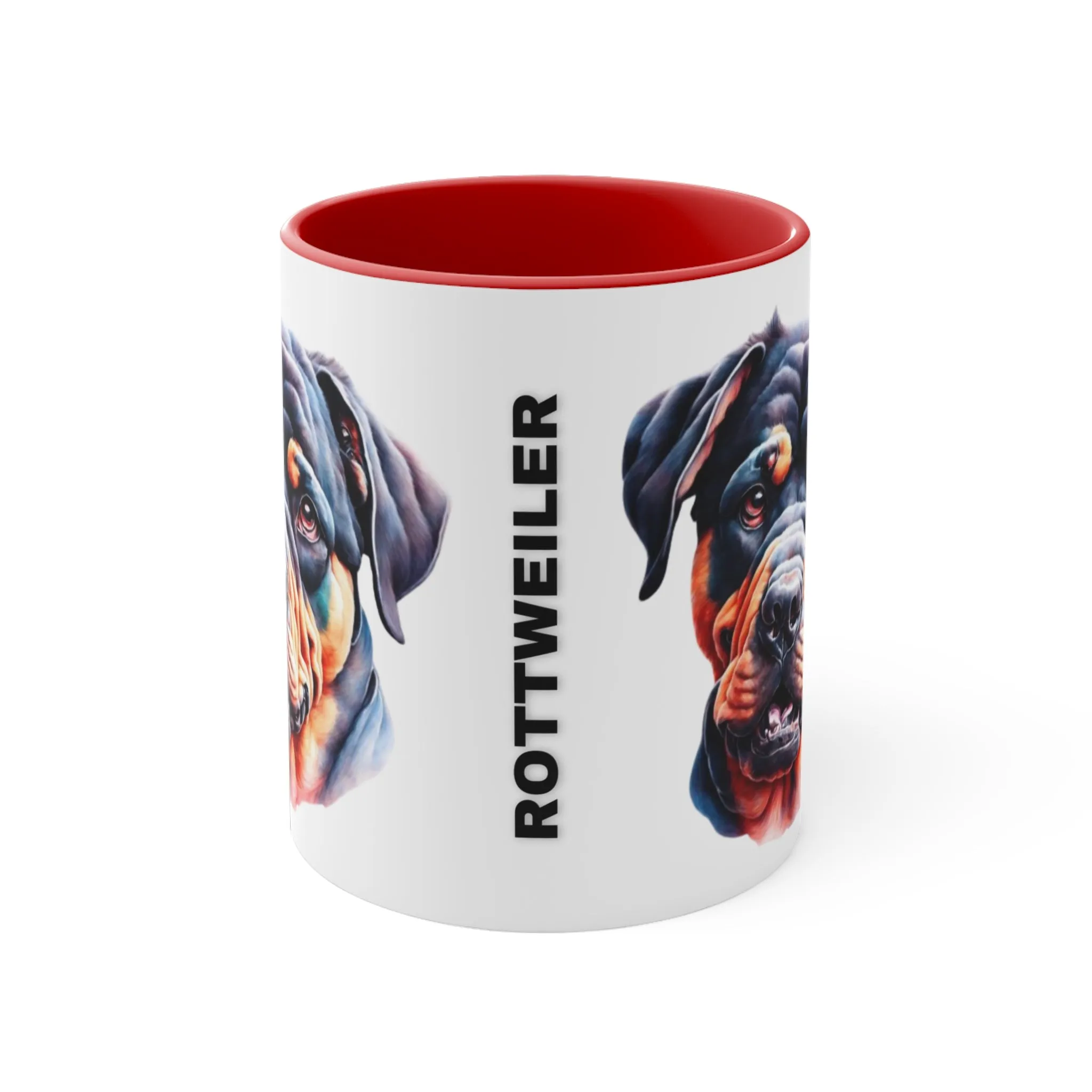 ROTTWEILER MUG - Dog Breeds Mugs - Red, Blue, Black and Navy - MUGSCITY - Free Shipping