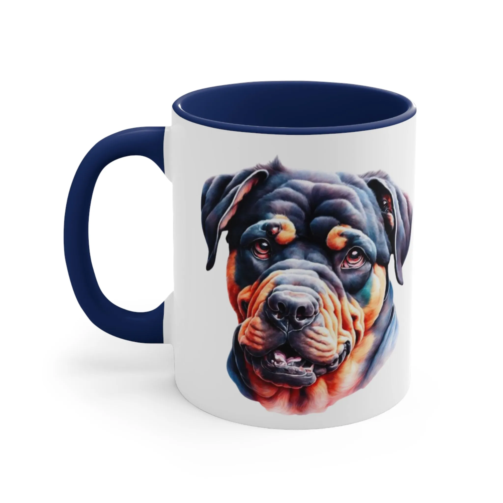 ROTTWEILER MUG - Dog Breeds Mugs - Red, Blue, Black and Navy - MUGSCITY - Free Shipping