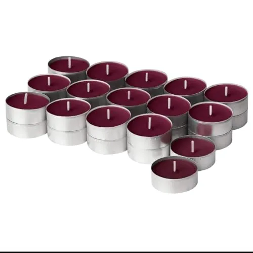 STORTSKON Scented Tealight, Sweet Berries, Red - 30 pack