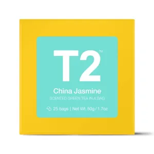 T2 Teabags - China Jasmine Bio Tbag 25pk Y/B