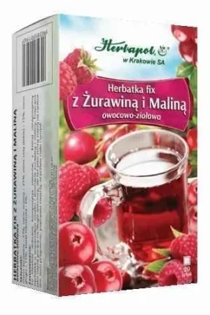 Tea with cranberry and raspberry x 20 sachets