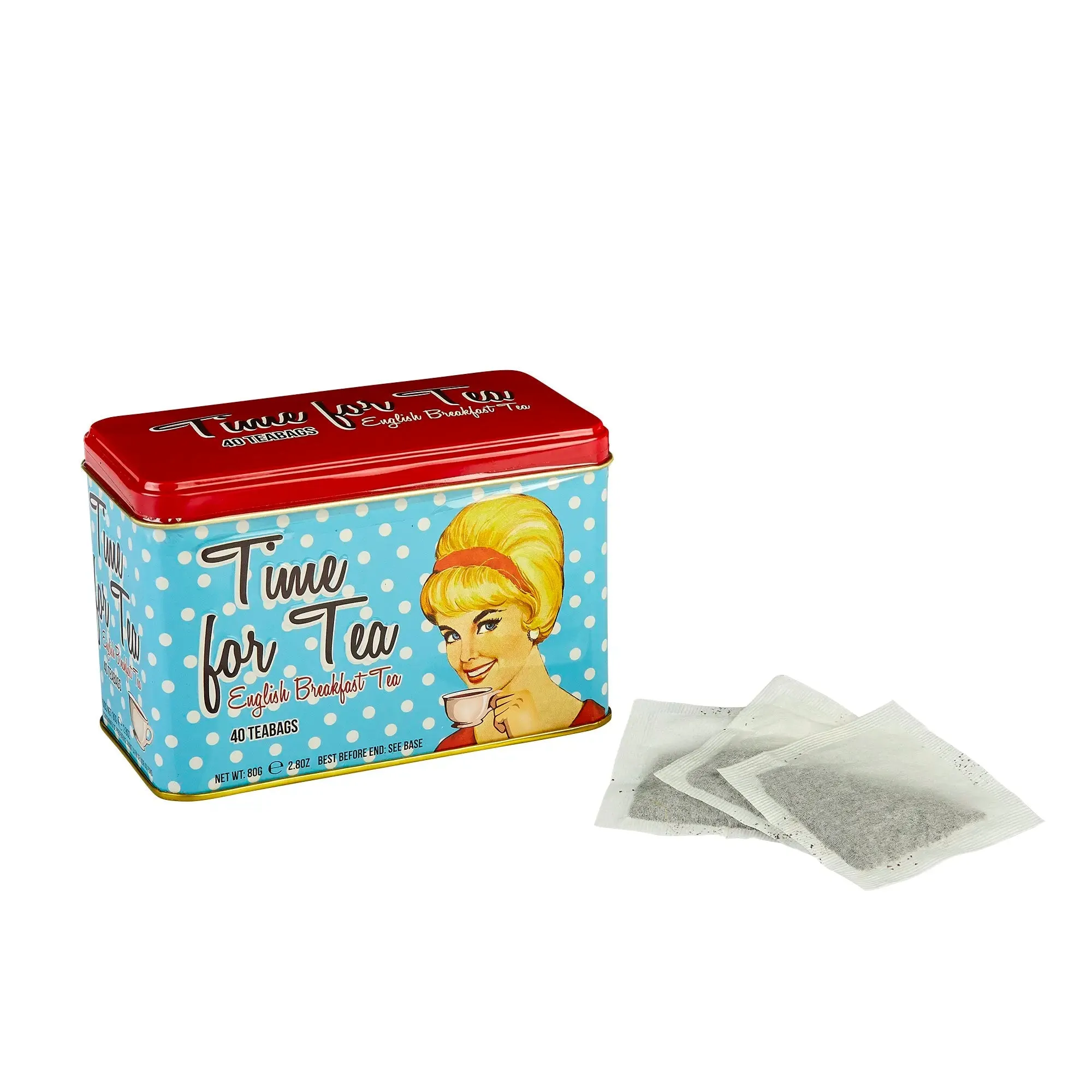 Time For Tea English Breakfast Tea Tin 40 Teabags