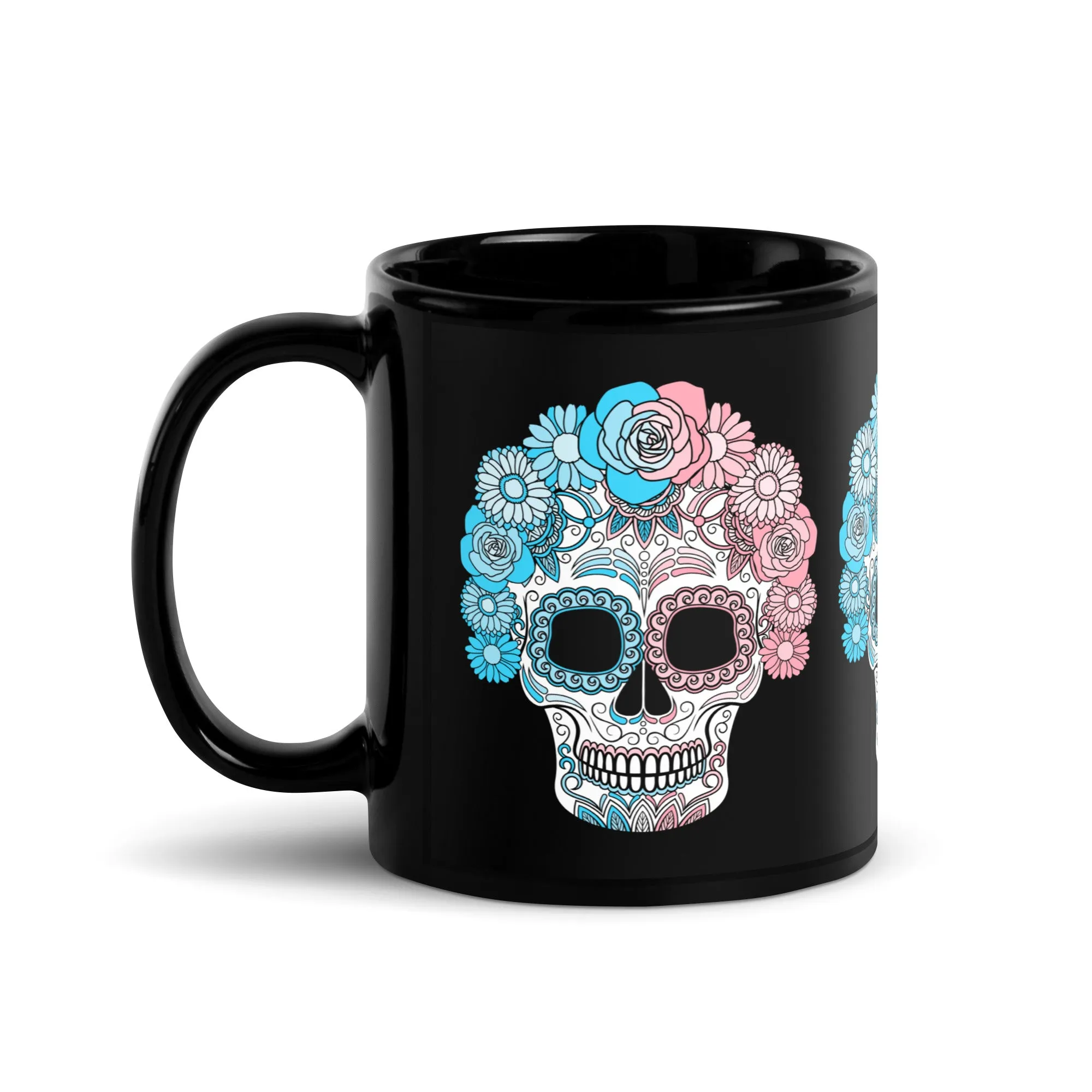 Trans Day of the Dead Mask Mug