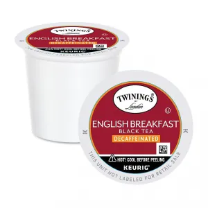 Twinings Decaf English Breakfast K-Cup® Pods 24 Pack