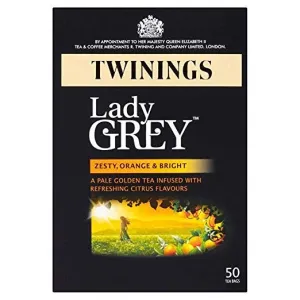 Twinings Lady Grey Tea, 50 Tea Bags