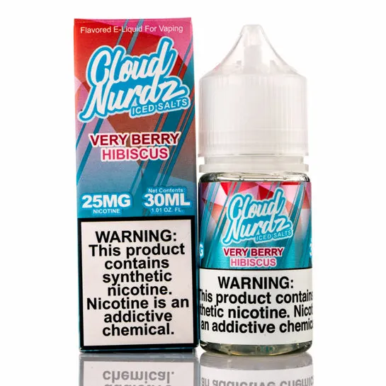 Very Berry Hibiscus Iced Salt - Cloud Nurdz E-Juice