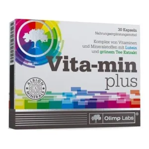 vitamin, mineral complex, lutein, green tea extract, VITA-MIN plus capsules