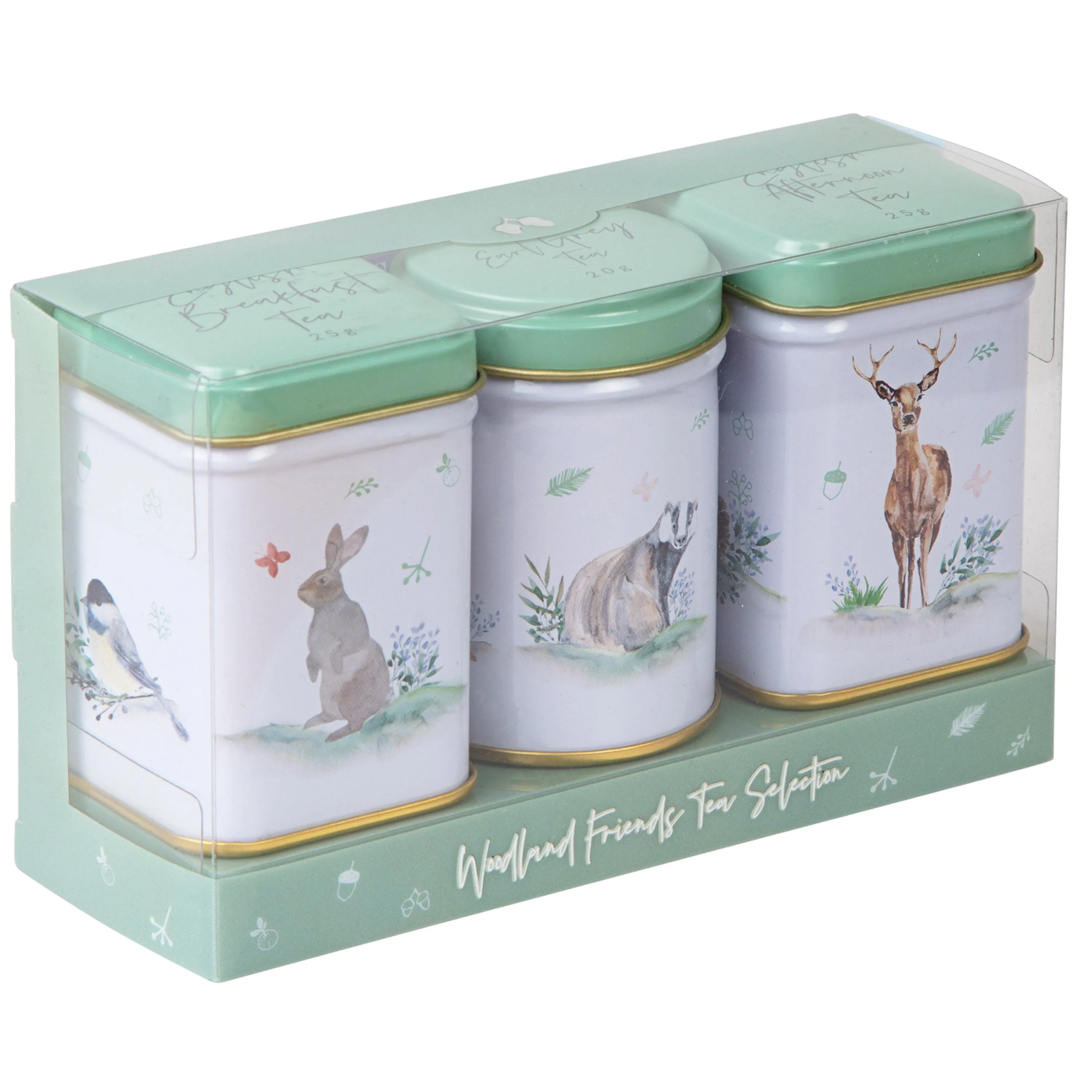 Woodland Friends Mini Tea Tin Gift Pack