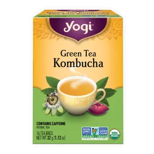 Yogi Green Tea Kombucha (16 Bags)