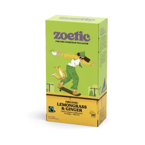 Zoetic Lemongrass & Ginger 100 Tea Bags